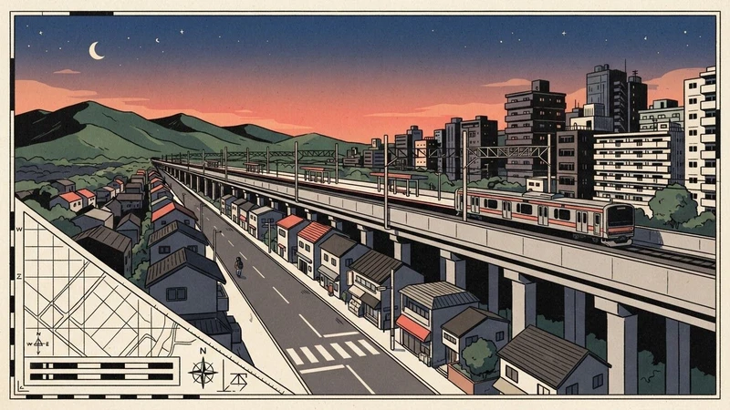 中央線沿いを新宿から高尾まで歩くと何時間？約49km・約14時間、22駅の区間表と帰りの電車