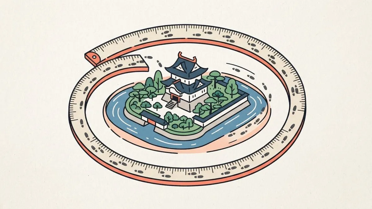 15000歩は何キロ?約11km・約3時間10分・身長別早見表(皇居なら約2周)